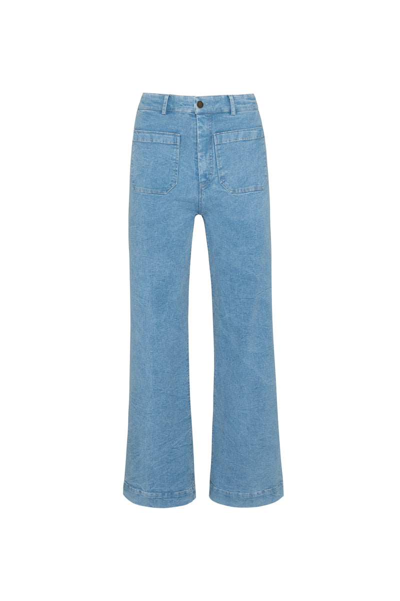 Stretch denim light blue molly jeans