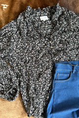 Oakie Blouse - Chelsea Floral Navy