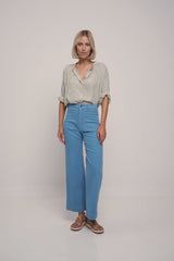 Molly Denim Jean - Milky Blue