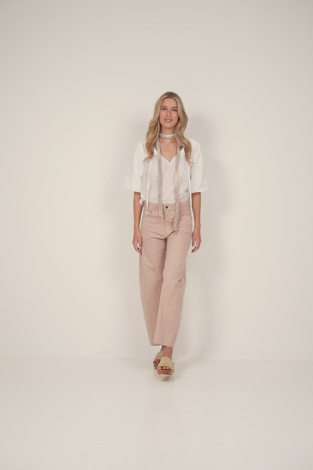 Guildford Pant Pink Nougat by LILYA