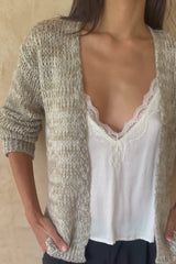 lilya knit cardigan for transeasonal layering