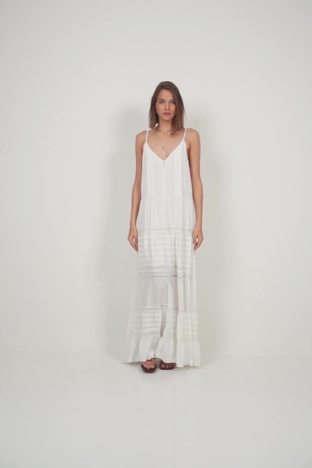 white boho maxi dress summer lilya
