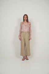 Chiffon floral blouse for spring