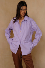 Breathable cotton stripe shirt for warm Australian weather and travel 