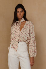 Lightweight long sleeve blouse for warm Australian weather dressing