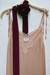 LILYA Oriana Dress in Rose Quartz wall hanging