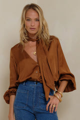 Chamonix Top styled with Molly Denim Jeans