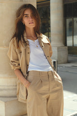 Utility cotton jacket by LILYA