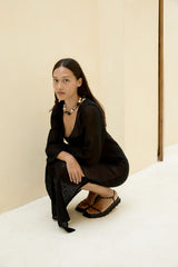 Beach cover-up style sheer cotton dress