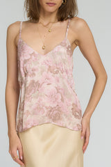 Elegant summer camisole by LILYA in soft tones