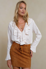 LILYA Grecian blouse side view