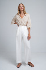 Day Linen Pant - Ivory