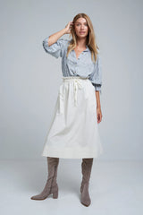 Mano Skirt - Bone White