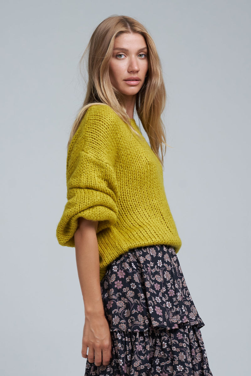 Ocean Knit - Anise Yellow