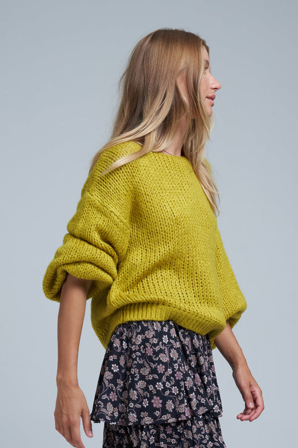 Ocean Knit - Anise Yellow