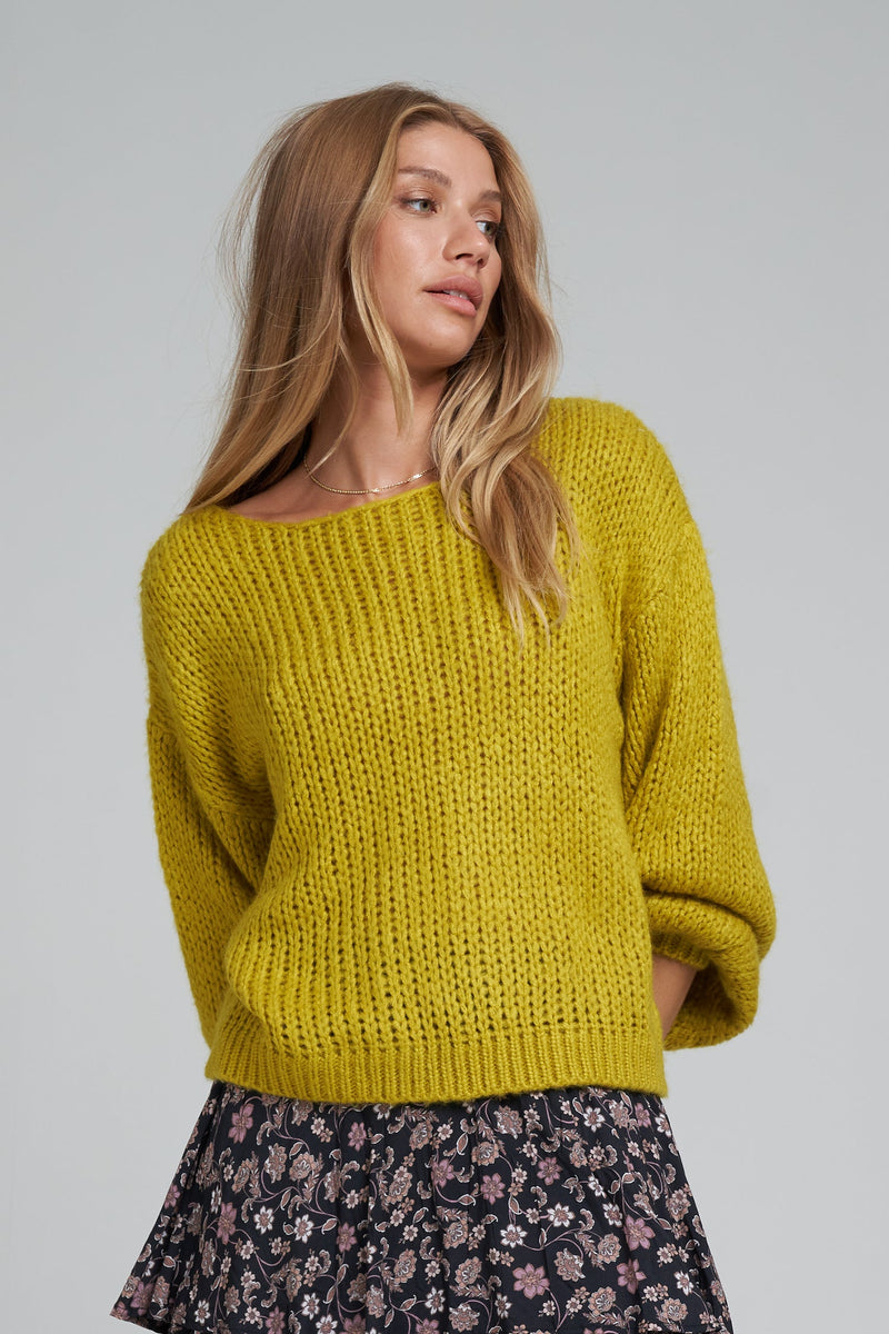 Ocean Knit - Anise Yellow